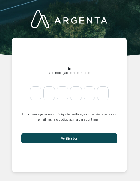 Validação do Código de Verificação