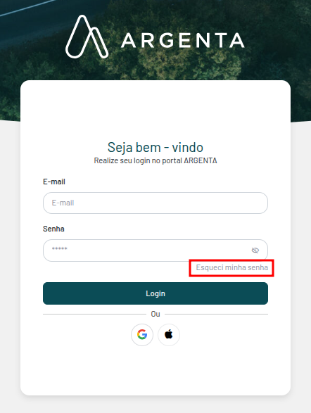 Esqueci minha Senha